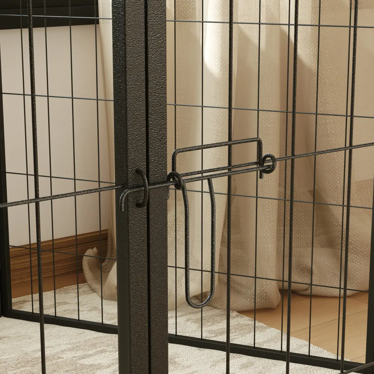 PawHut Durable Portable Pet Enclosure - Versatile Indoor/Outdoor Use - Pet Playpen