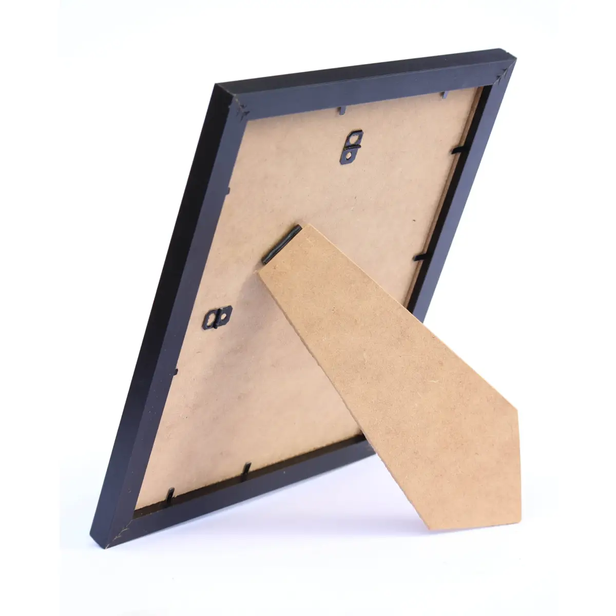 Un-Branded Foil Wrapped MDF Picture Photo Frame Fitted with Perspex Plexiglass, Oak Frame - Photo Frame