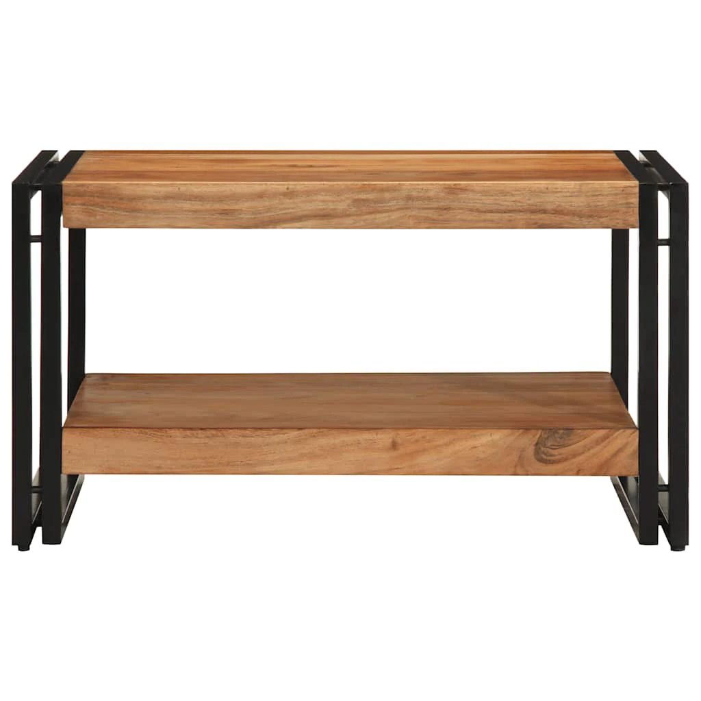 VidaXL Coffee Table 70x50x38 cm Solid Acacia Wood Durable Rustic Living Room Decor by vidaXL