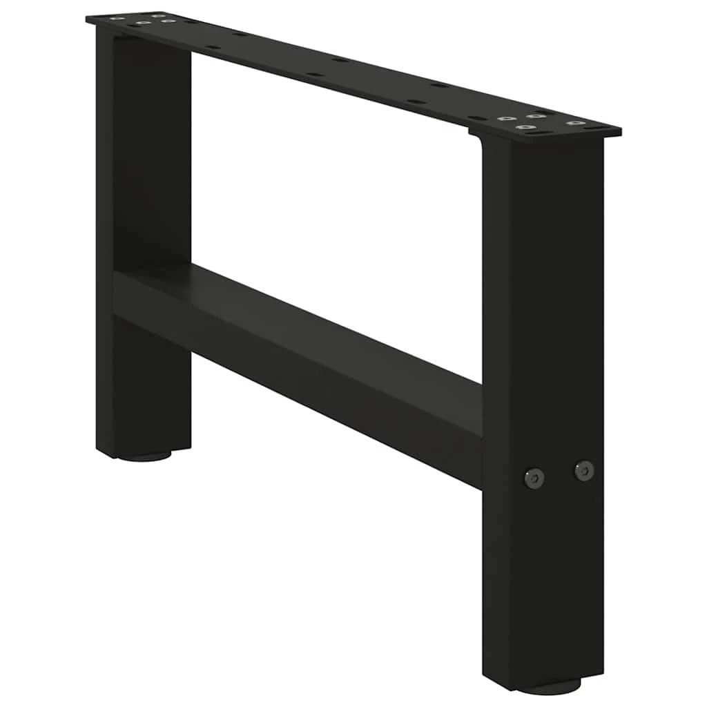 VidaXL Coffee Table Legs 70x31 cm Powder Coated Steel for DIY Furniture Projects by vidaXL