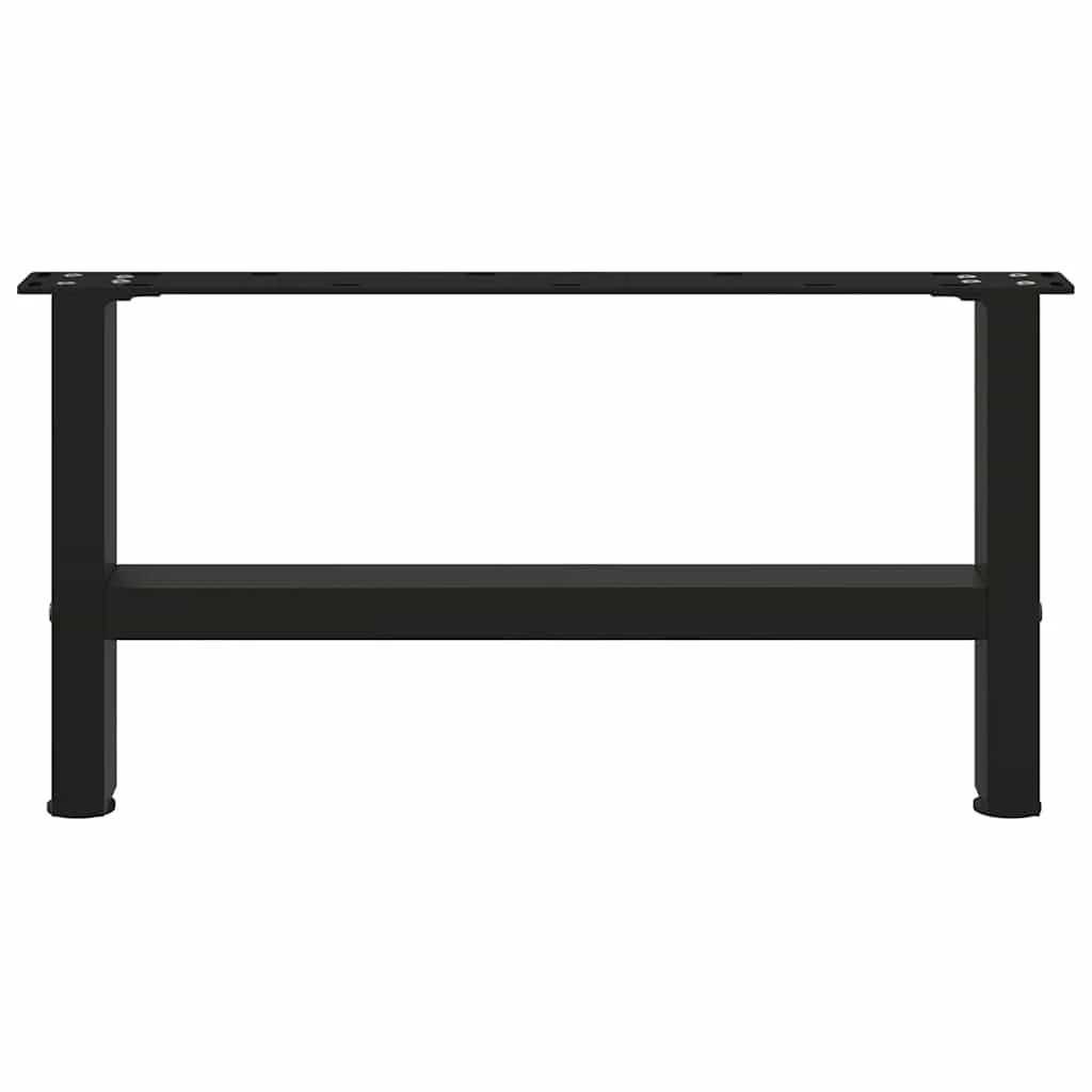 VidaXL Coffee Table Legs 70x31 cm Powder Coated Steel for DIY Furniture Projects by vidaXL