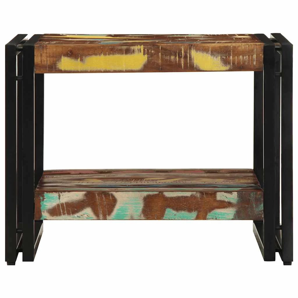 VidaXL Coffee Table 50x50x38 Cm Multicolour Reclaimed Wood Living Room Decor For Homes by vidaXL