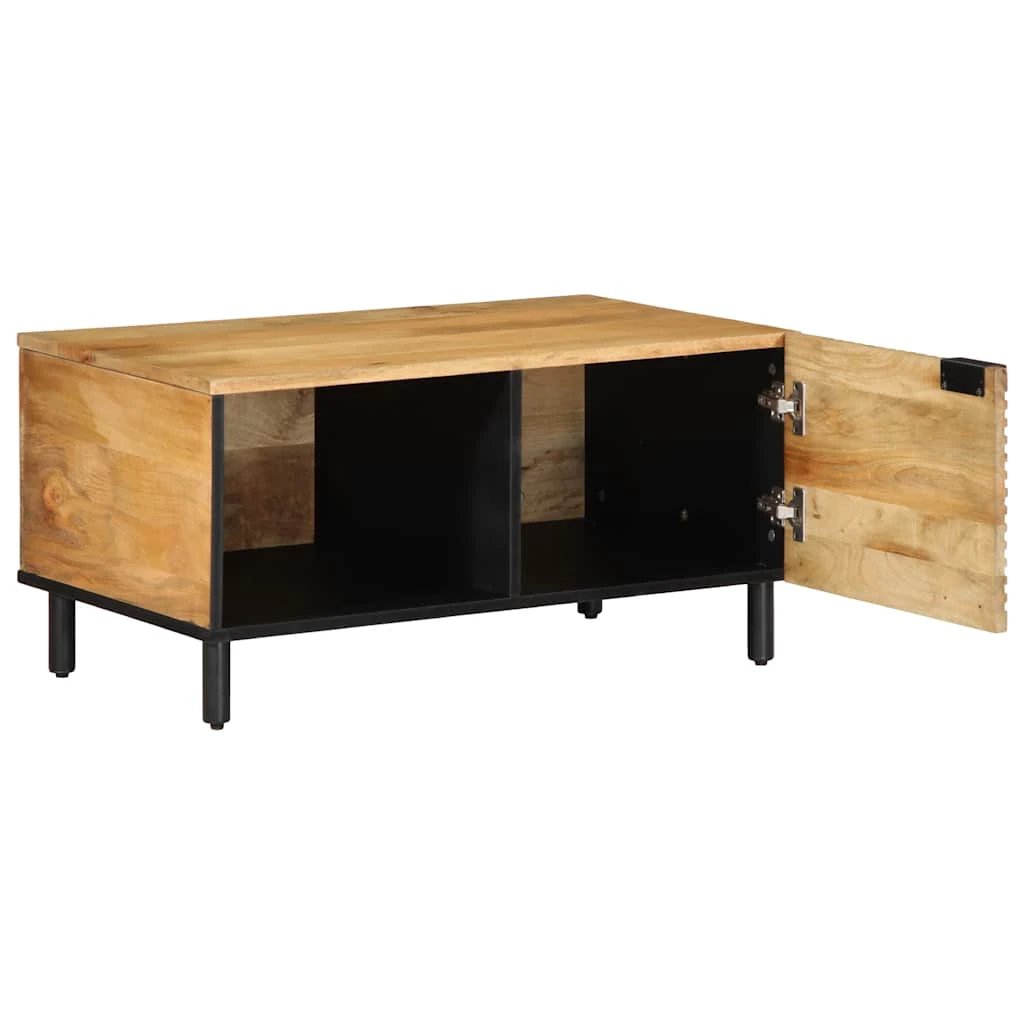 vidaXL VidaXL Coffee Table 80x50x40 cm Solid Mango Wood Durable Finish For Living Room - Coffee Table