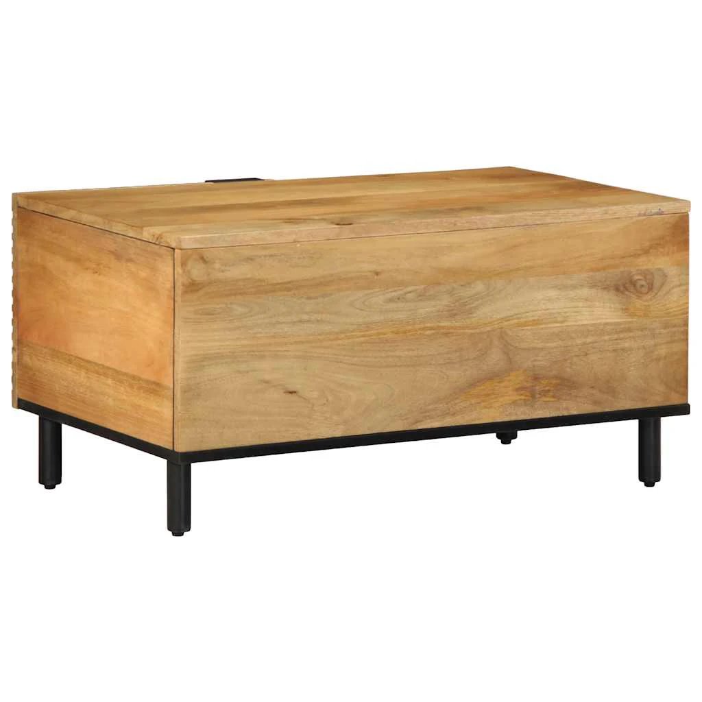 vidaXL VidaXL Coffee Table 80x50x40 cm Solid Mango Wood Durable Finish For Living Room - Coffee Table