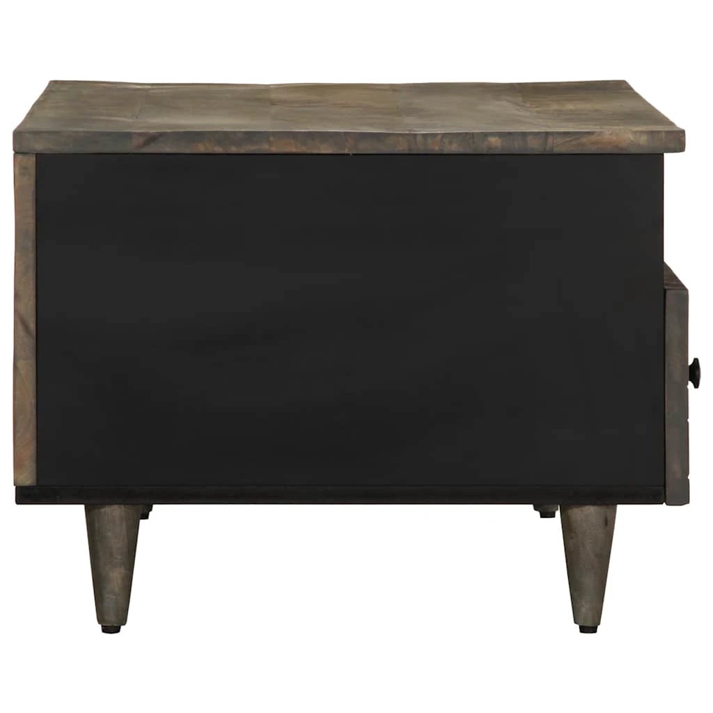 VidaXL Coffee Table 80x54x40 cm Solid Mango Wood with Rustic Finish for Living Room Decor by vidaXL