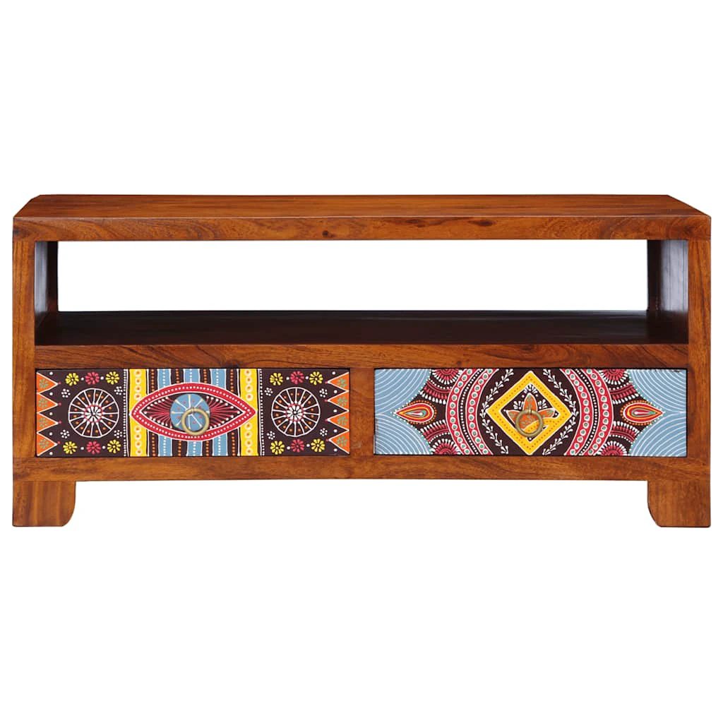vidaXL Coffee Table 90x50x40 cm Solid Acacia Wood by vidaXL