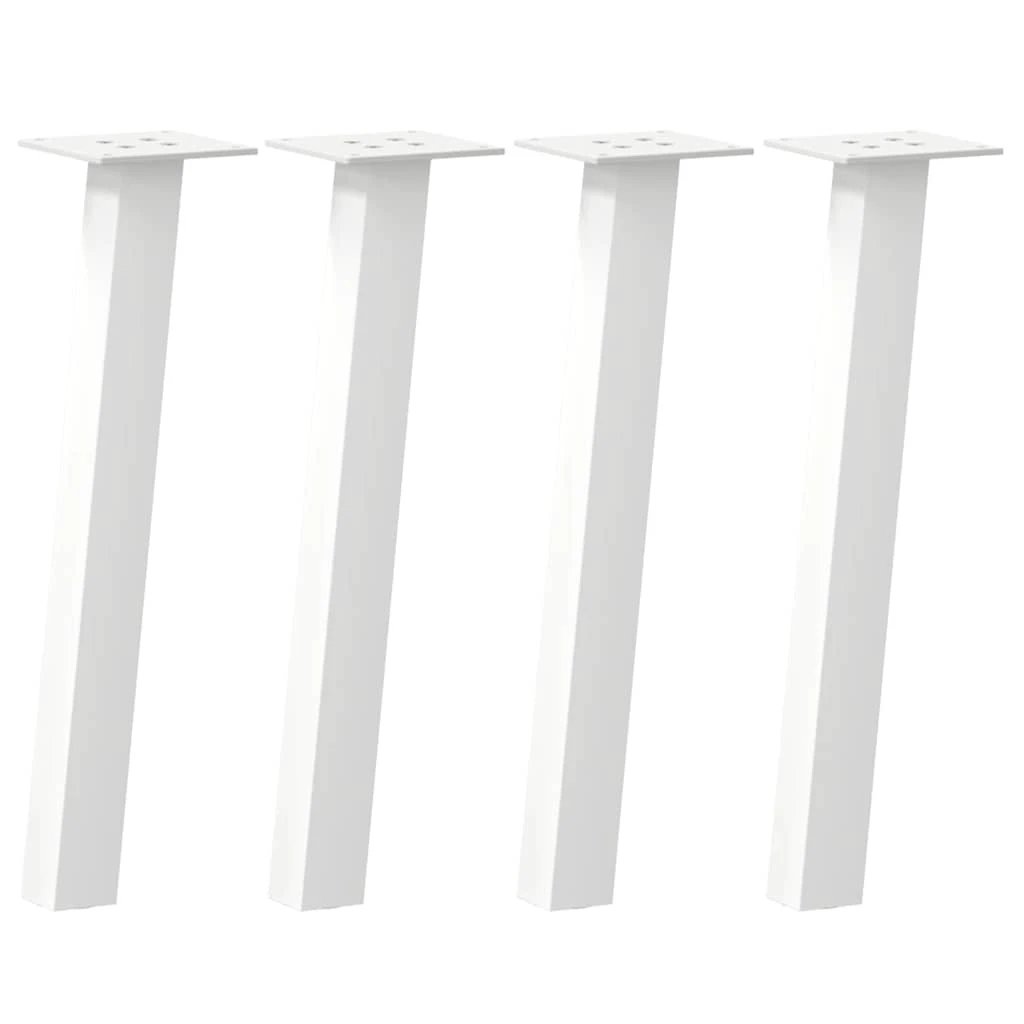 VidaXL Coffee Table Legs 42 Cm Powder Coated Steel Durable For DIY Furniture Easy Assembly by vidaXL