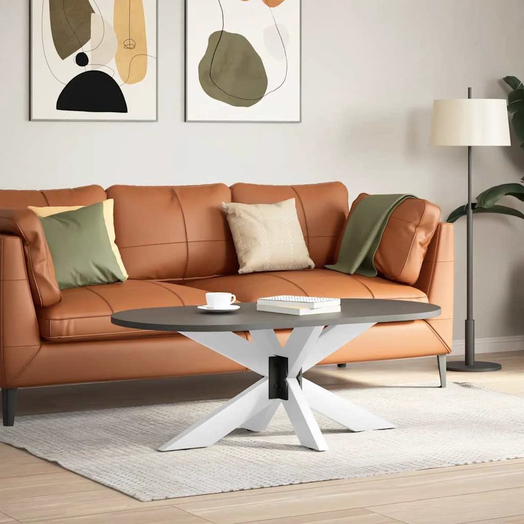 vidaXL VidaXL Coffee Table Leg Spider Shape 98x58x42-43 cm Powder Coated Steel For Custom Tables - Coffee Table