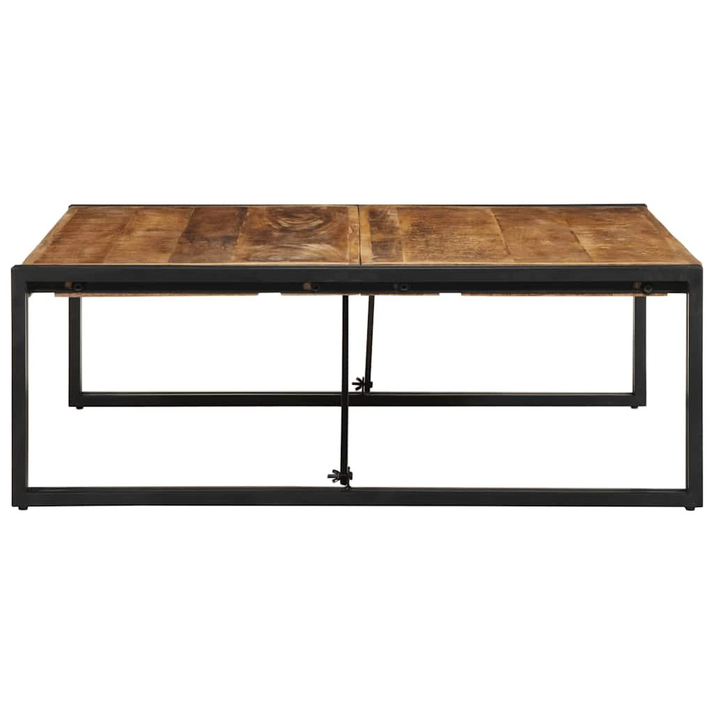 VidaXL Coffee Table 100x100x35 cm Solid Mango Wood Family by vidaXL