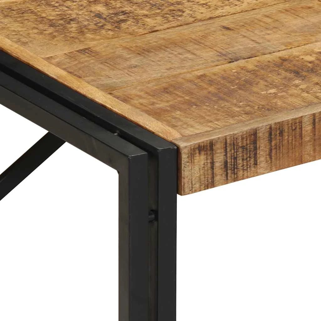 VidaXL Coffee Table 100x100x35 cm Solid Mango Wood Family by vidaXL