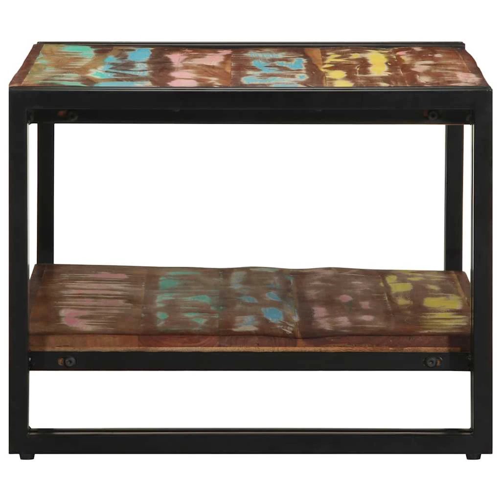 vidaXL vidaXL Coffee Table 70x50x38 cm Solid Reclaimed Wood Multicolour Living Room Decor - Coffee Table