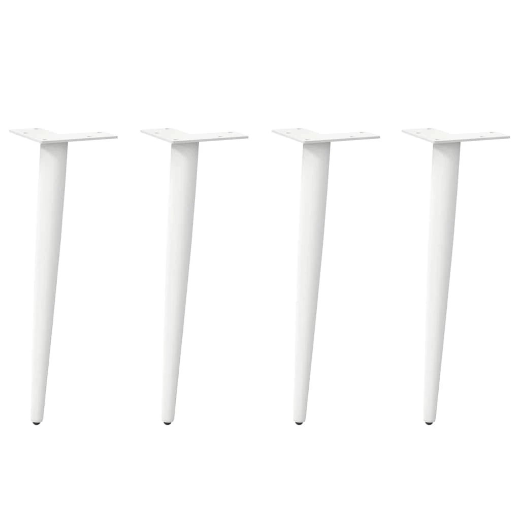 vidaXL VidaXL Conical Table Legs 30-31cm White DIY - Coffee Table