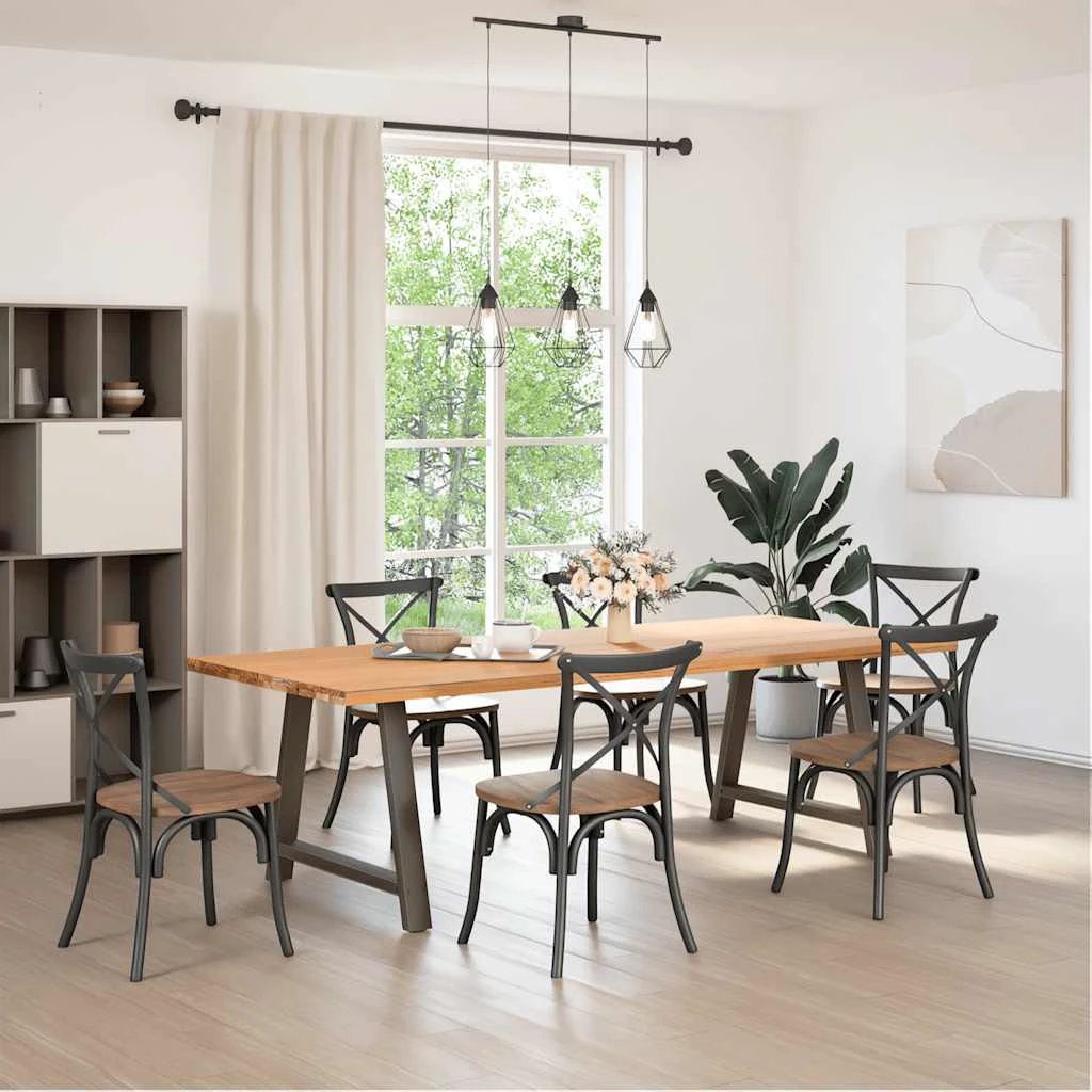 vidaXL VidaXL Coffee Table Legs 100x72-73 Ashape DIY - Coffee Table