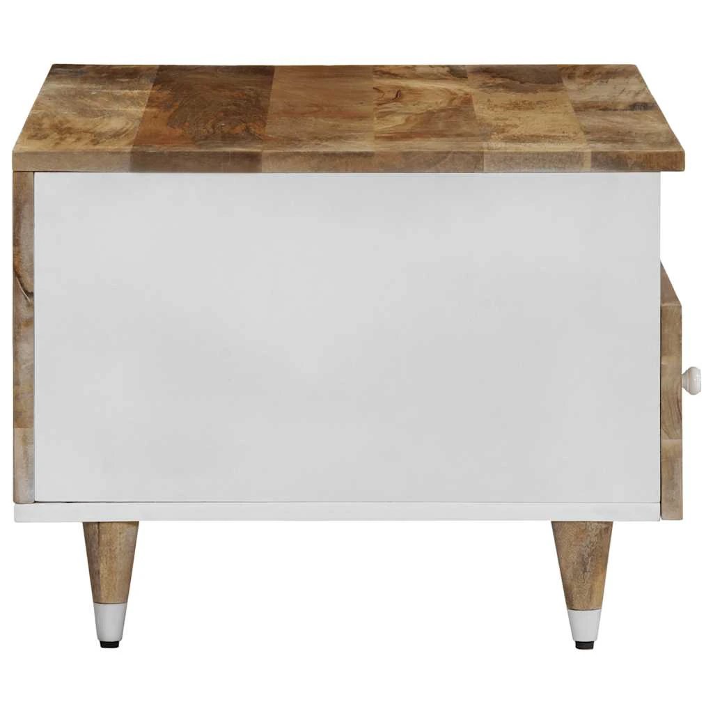 vidaXL vidaXL Coffee Table 80x54x40 cm Solid Mango Wood Durable Finish for Living Room Decor - Coffee Table
