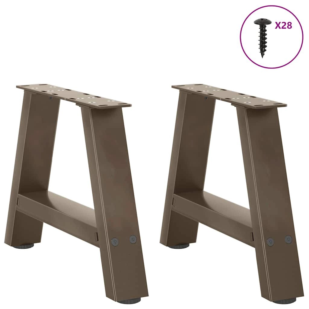 vidaXL Table Legs 50x31 Powder-Coated Steel DIY by vidaXL