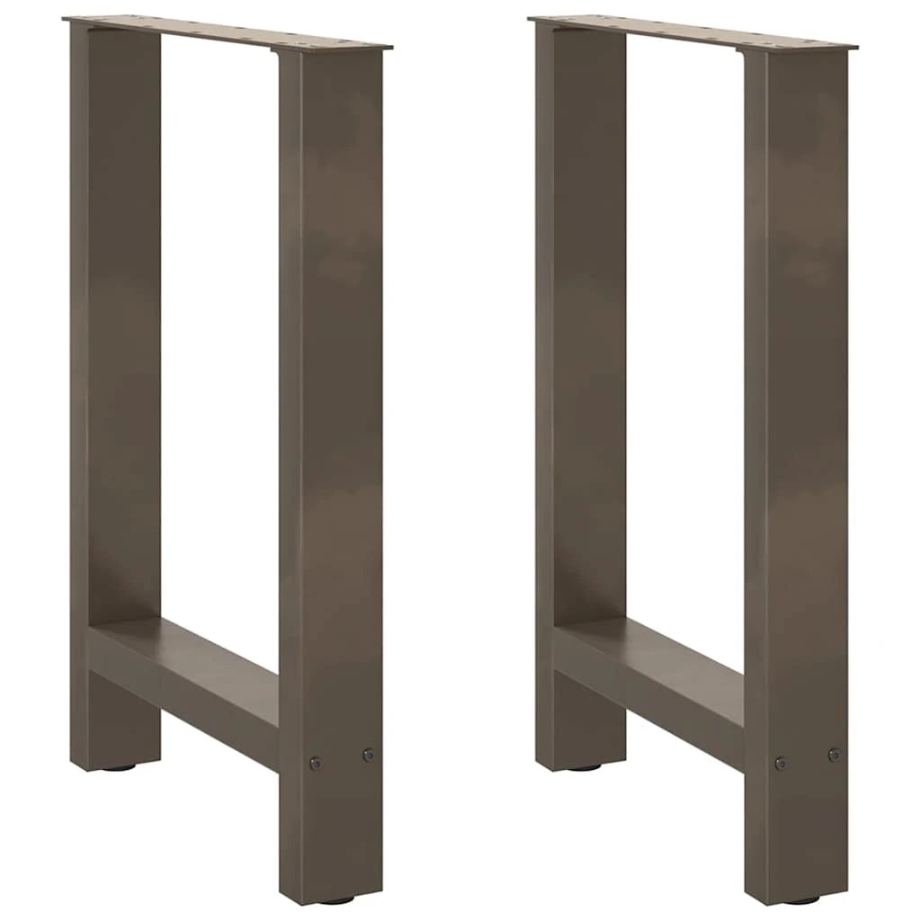 vidaXL VidaXL Coffee Table Legs 50x72 To 73 cm PowderCoated Steel Sturdy DIY Table Support - Coffee Table