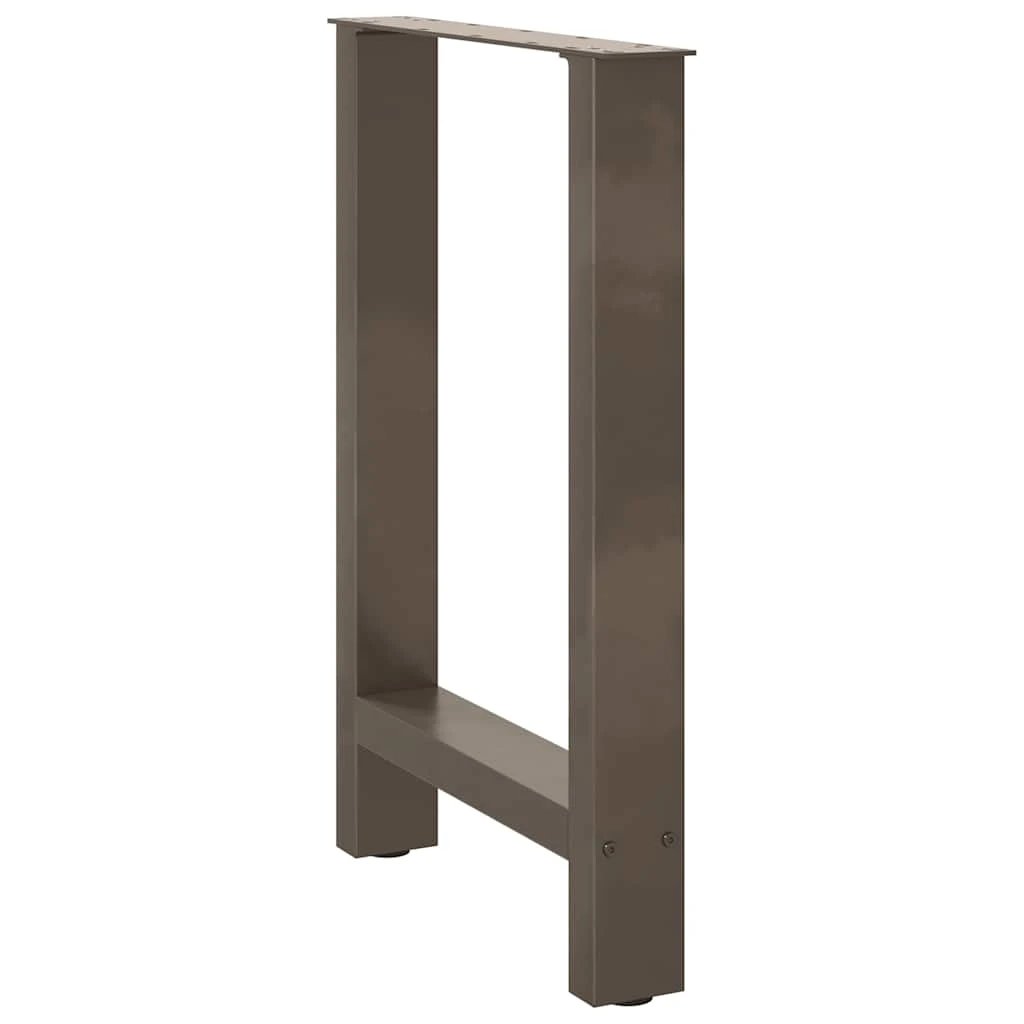 vidaXL VidaXL Coffee Table Legs 50x72 To 73 cm PowderCoated Steel Sturdy DIY Table Support - Coffee Table