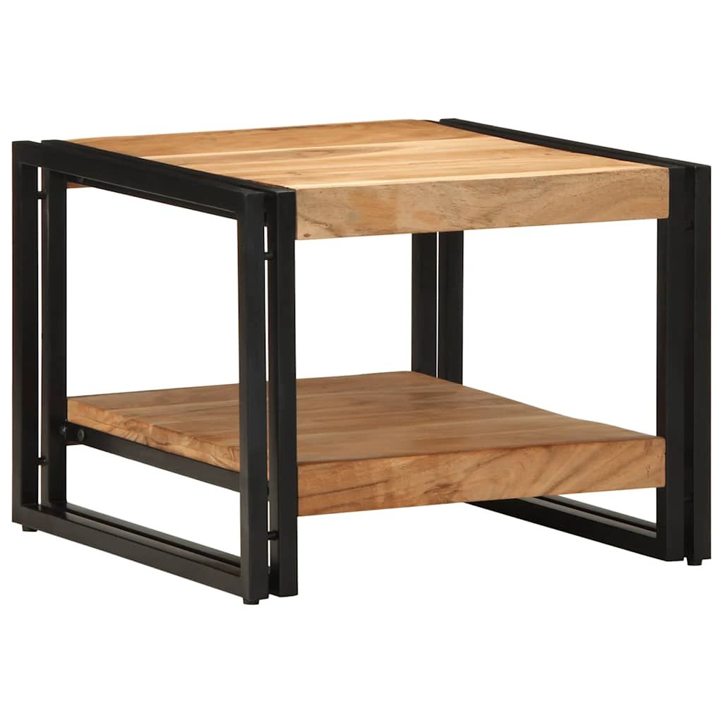 VidaXL Coffee Table 50x50x38 cm Solid Acacia Wood for Living Room Entertaining At Home by vidaXL