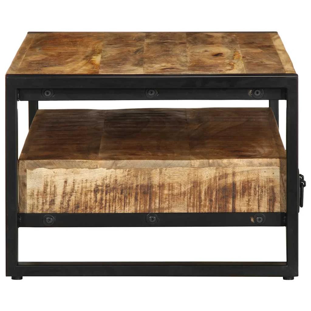 VidaXL Coffee Table 90x50x36 cm Solid Rough Mango Wood Home by vidaXL