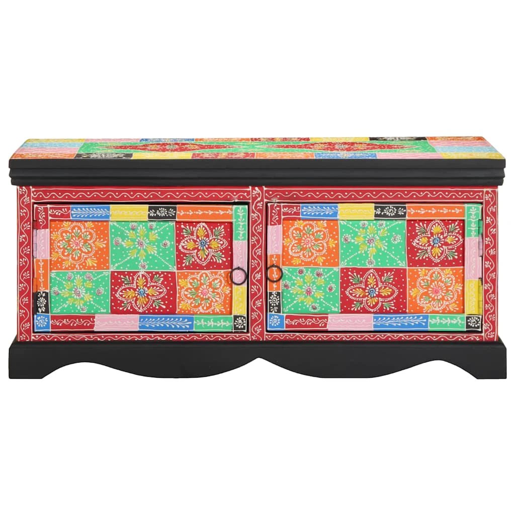 vidaXL Coffee Table 90x50x40 cm Multicolour Solid Mango Wood Durable Living Room by vidaXL