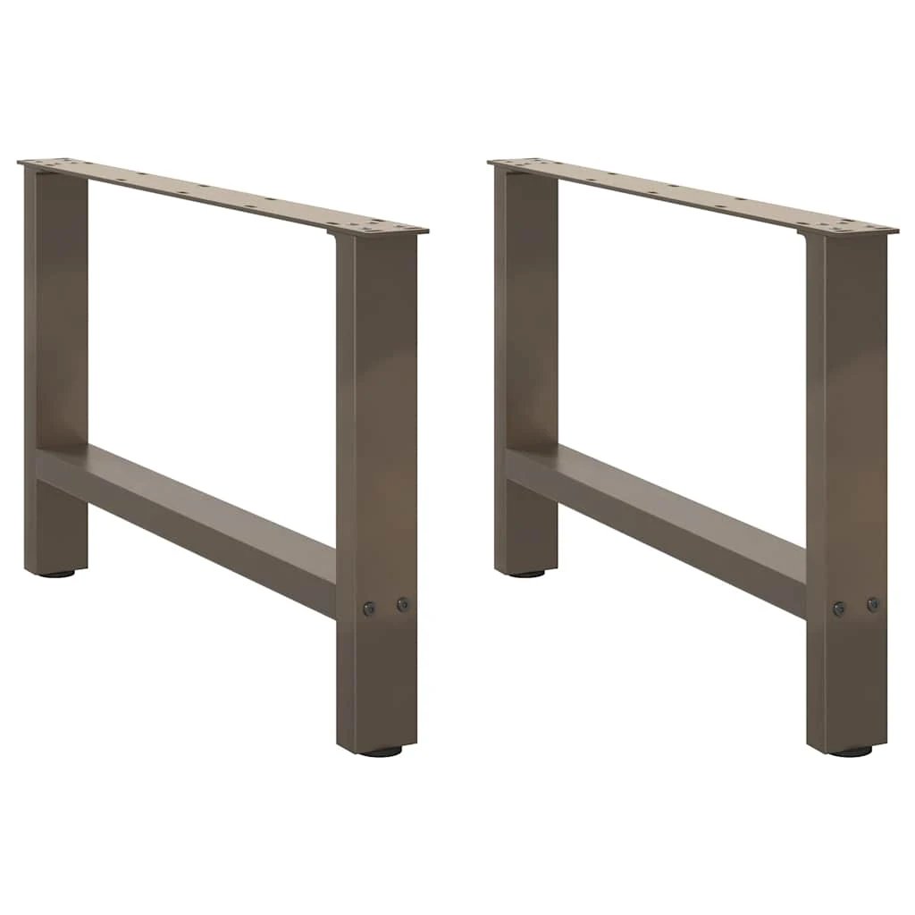 VidaXL Table Legs 70x43cm PowderCoated DIY by vidaXL