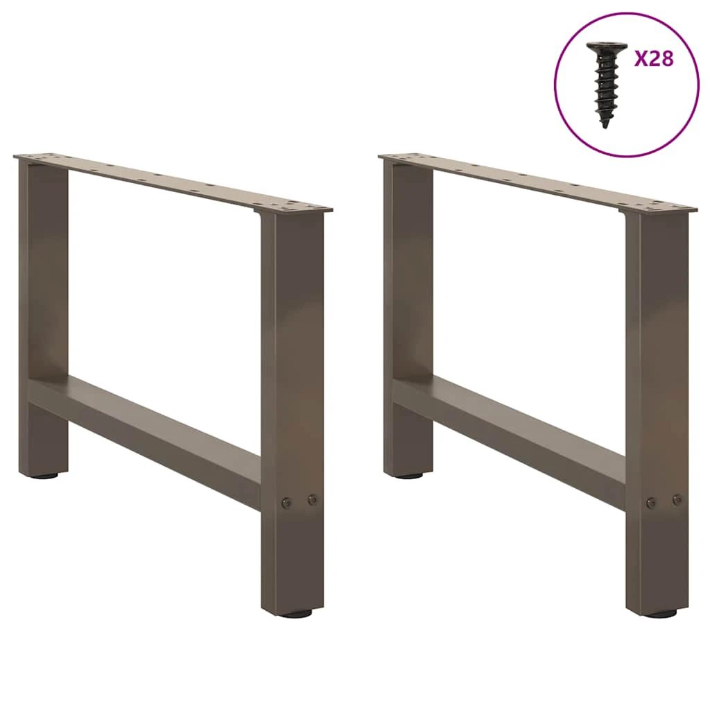 VidaXL Table Legs 70x43cm PowderCoated DIY by vidaXL