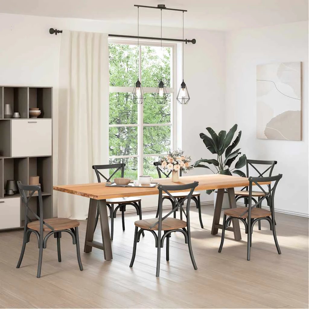 vidaXL vidaXL A-Frame Coffee Table Legs 50x72-73cm Steel - Coffee Table