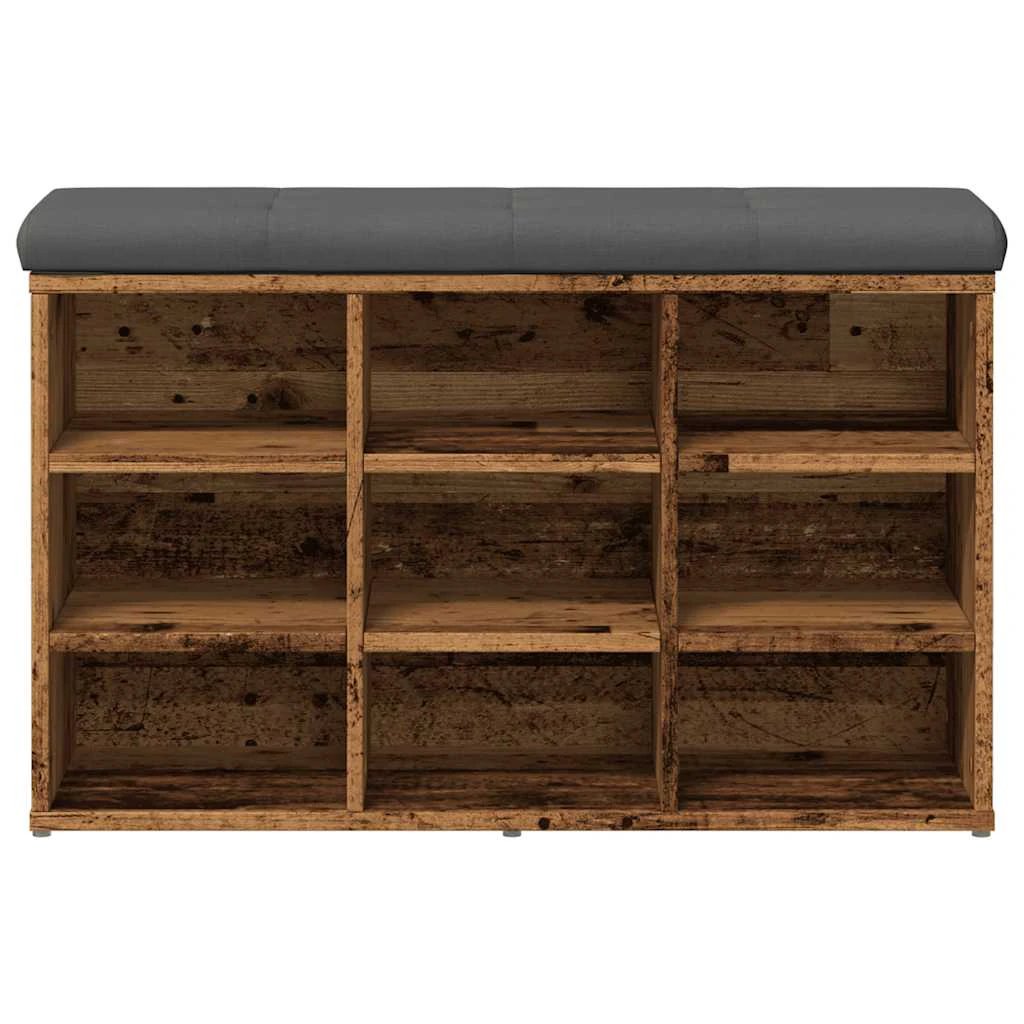 vidaXL vidaXL Shoe Bench 82x32x50 cm Engineered Wood - Shoe Storage