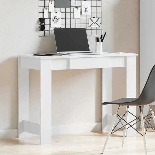 vidaXL vidaXL Desk White 100x45x75 cm Engineered Wood - Desk