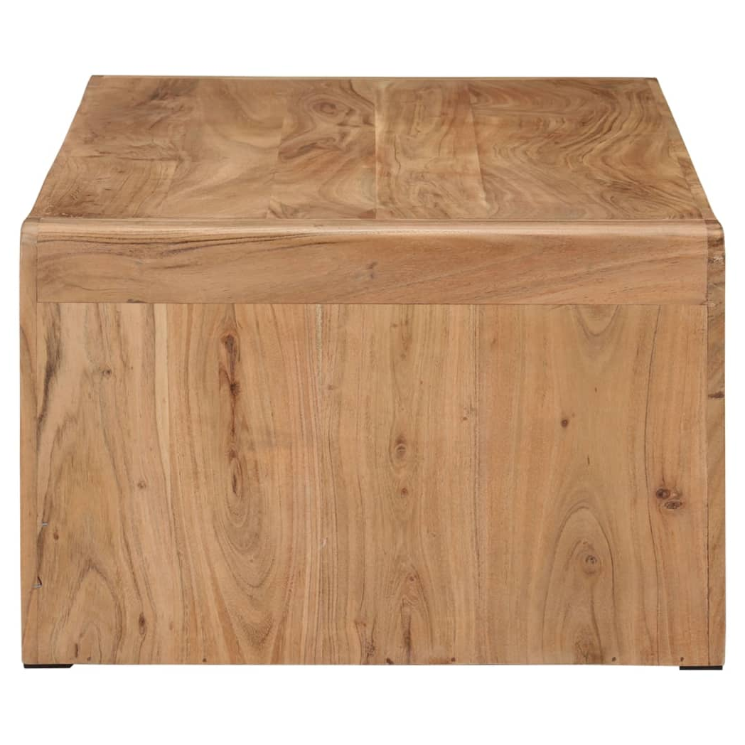 vidaXL Coffee Table 110x55x35 cm Solid Acacia Wood Durable Rustic Living Room Table by vidaXL