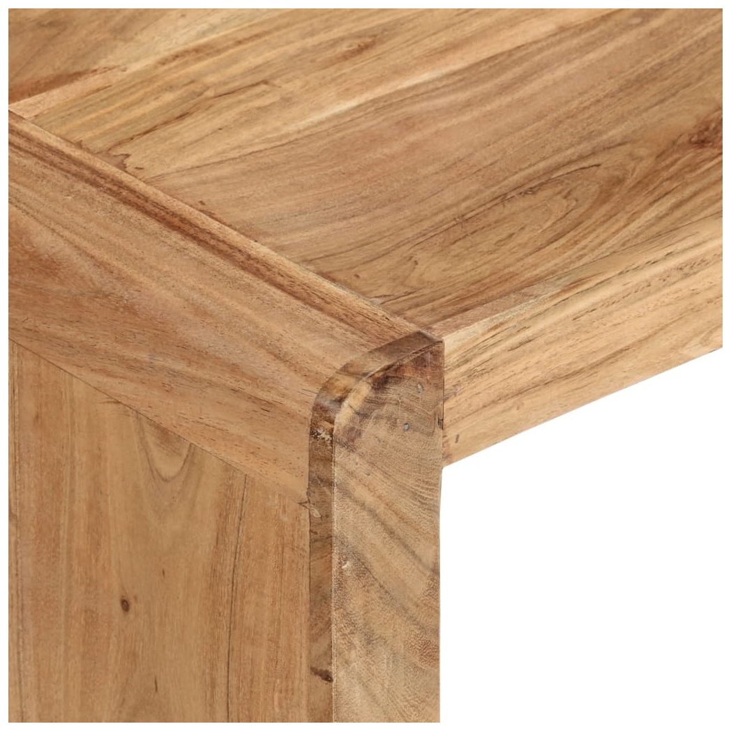 vidaXL Coffee Table 110x55x35 cm Solid Acacia Wood Durable Rustic Living Room Table by vidaXL