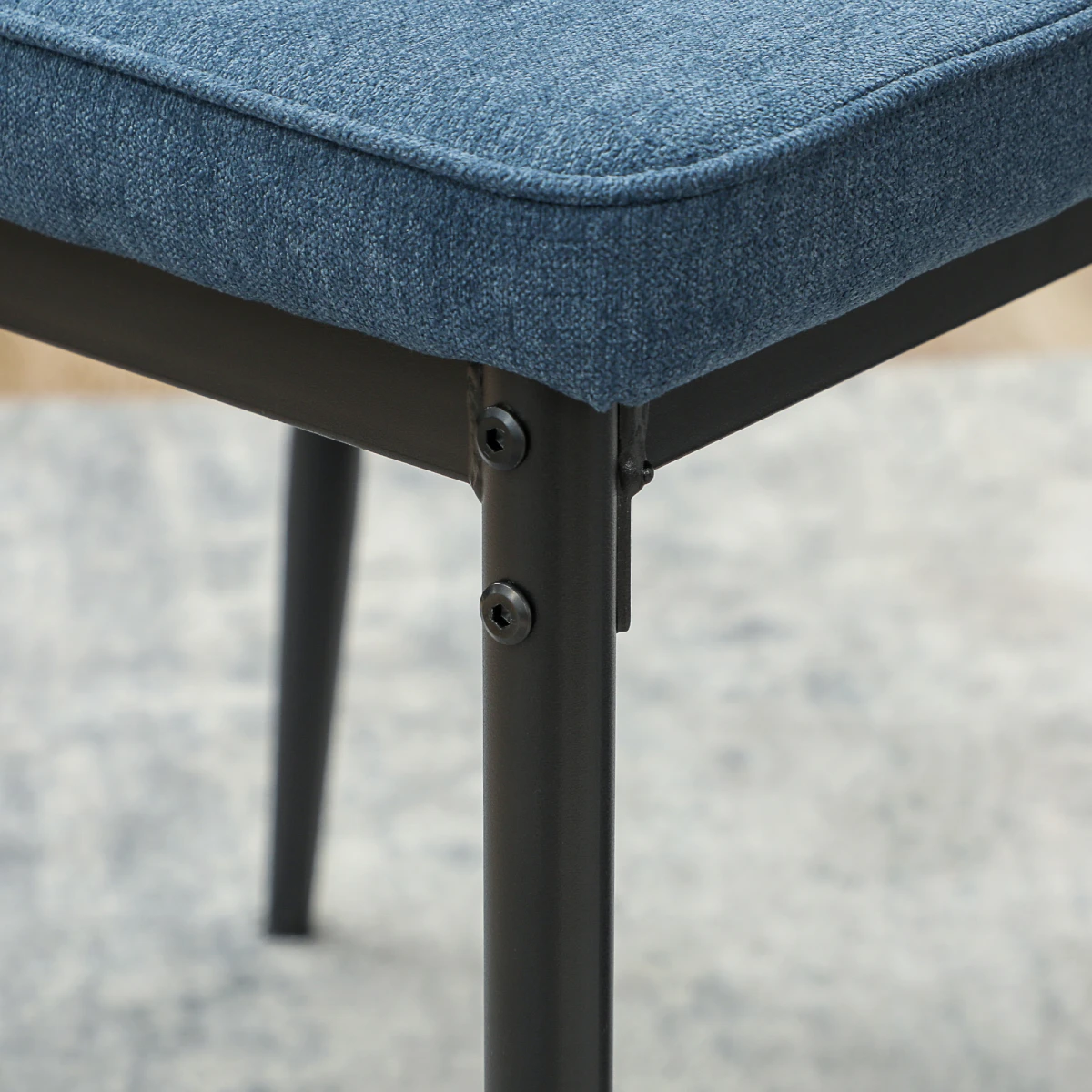 Stylish Velvet Dining Chairs - Ergonomic Support & Space-Saving Design by HOMCOM