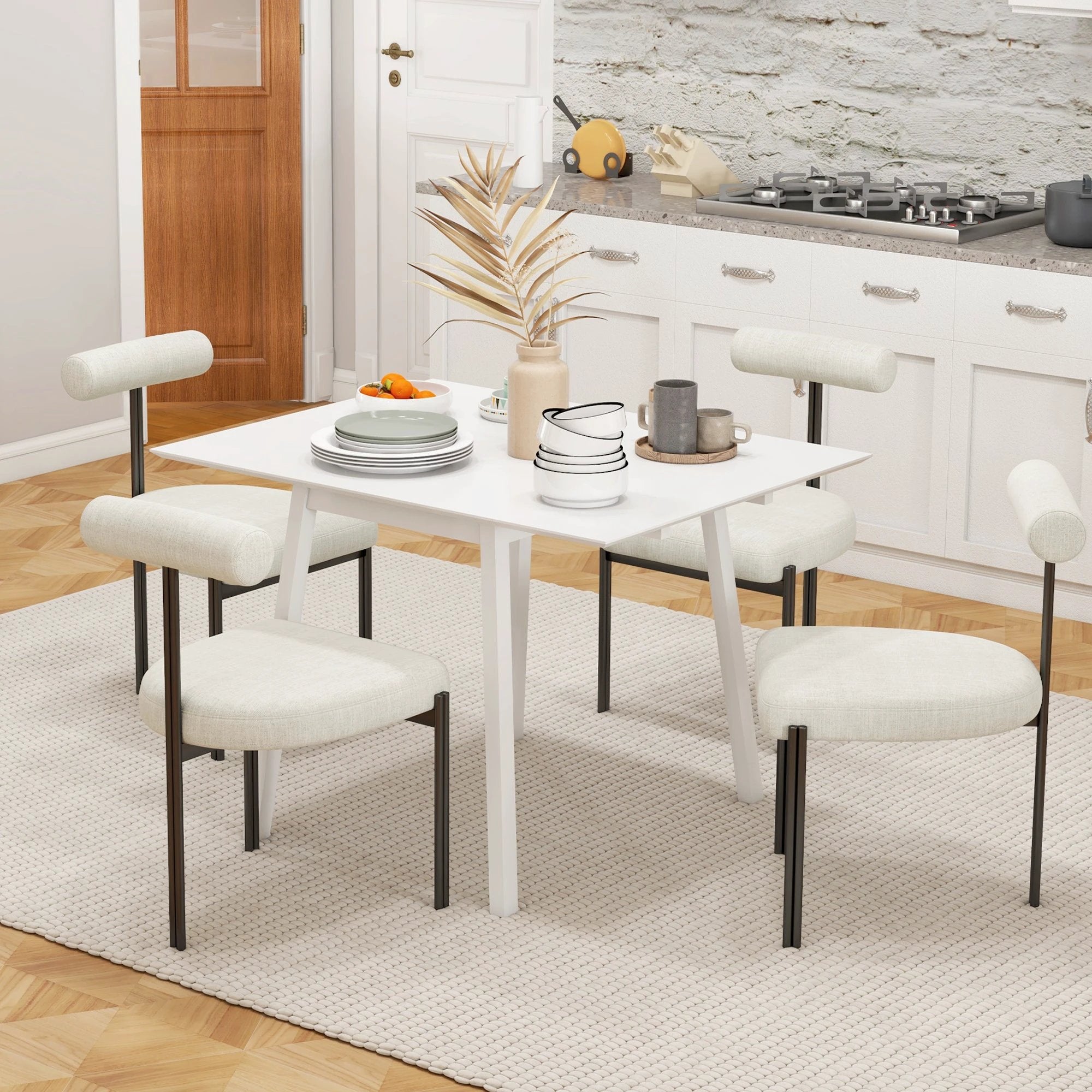 Premium Drop Leaf Extendable Dining Table 2 To 4 Seater Home by HOMCOM