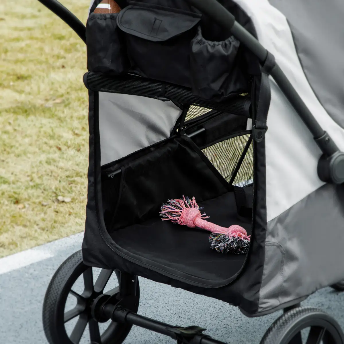 PawHut PawHut Easy Folding Pet Stroller for Large Dogs - Pet Carrier