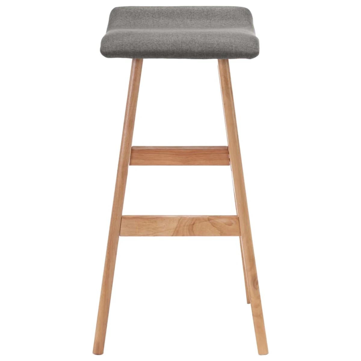 vidaXL vidaXL Bar Stool Dark Grey Fabric -