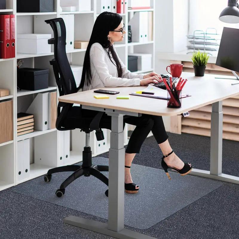 Floortex Cleartex Unomat Anti-Slip Rectangular Polycarbonate Chair Mat - Rug