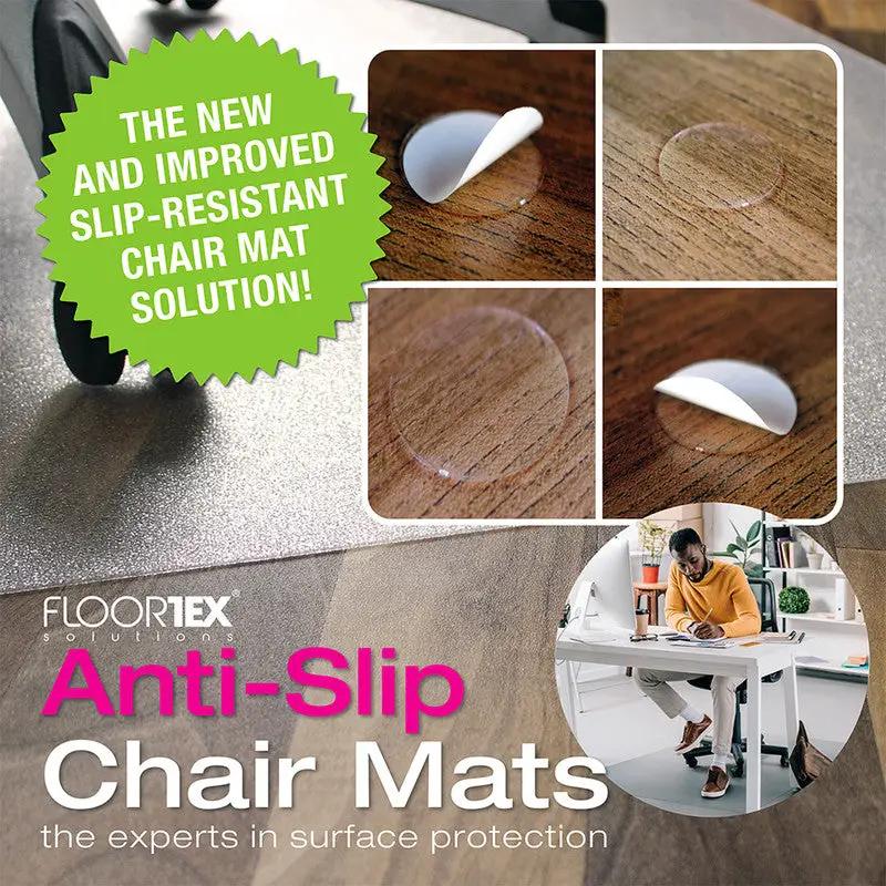 Floortex Cleartex Unomat Anti-Slip Rectangular Polycarbonate Chair Mat - Rug