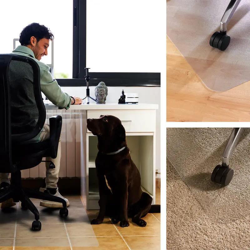 Floortex Cleartex Unomat Anti-Slip Rectangular Polycarbonate Chair Mat - Rug