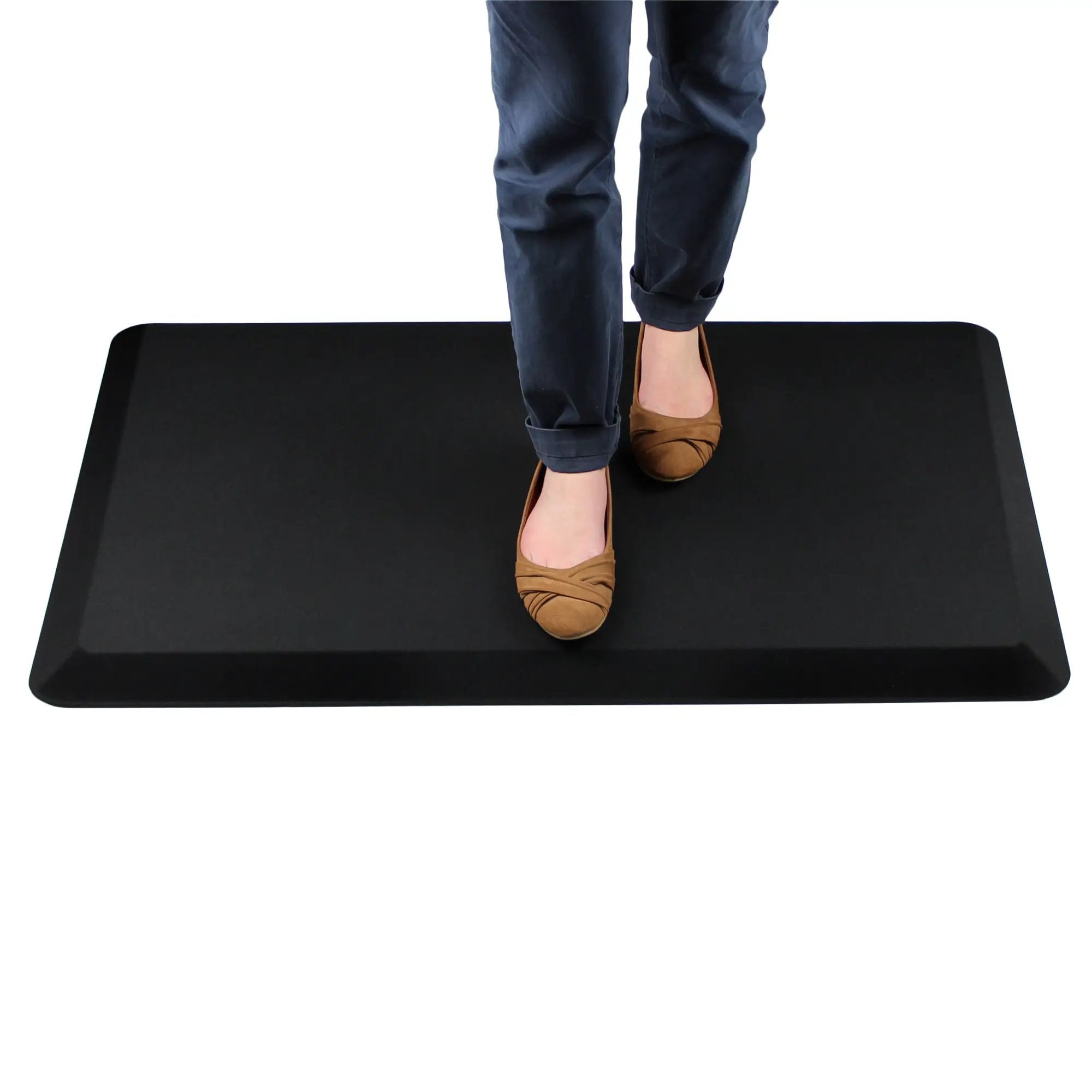 FloorTex Pallet:Floortex® Black Standing Comfort Mat - Office Mats