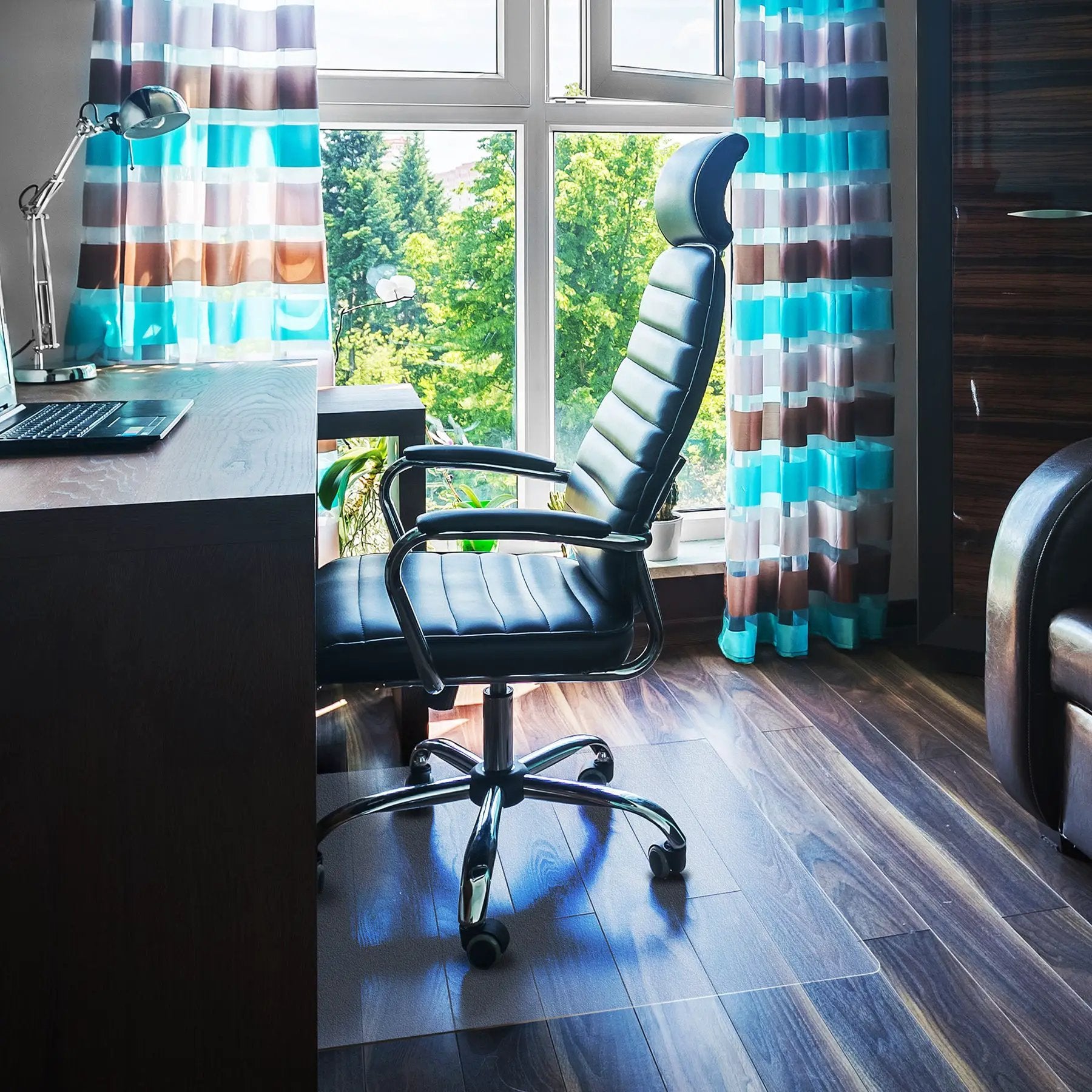 Ultimat Pallet:Ultimat® Polycarbonate Rectangular Chair Mat for Hard Floor - Office Mats