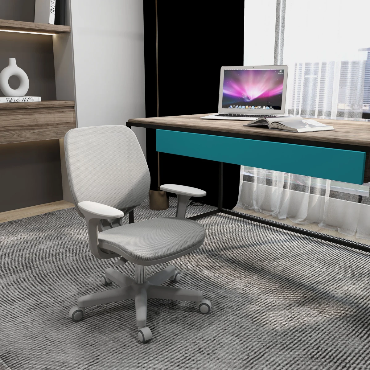 Vinsetto Vinsetto Office Chair Mesh Ergonomic 360 Swivel for Work - Office Chair