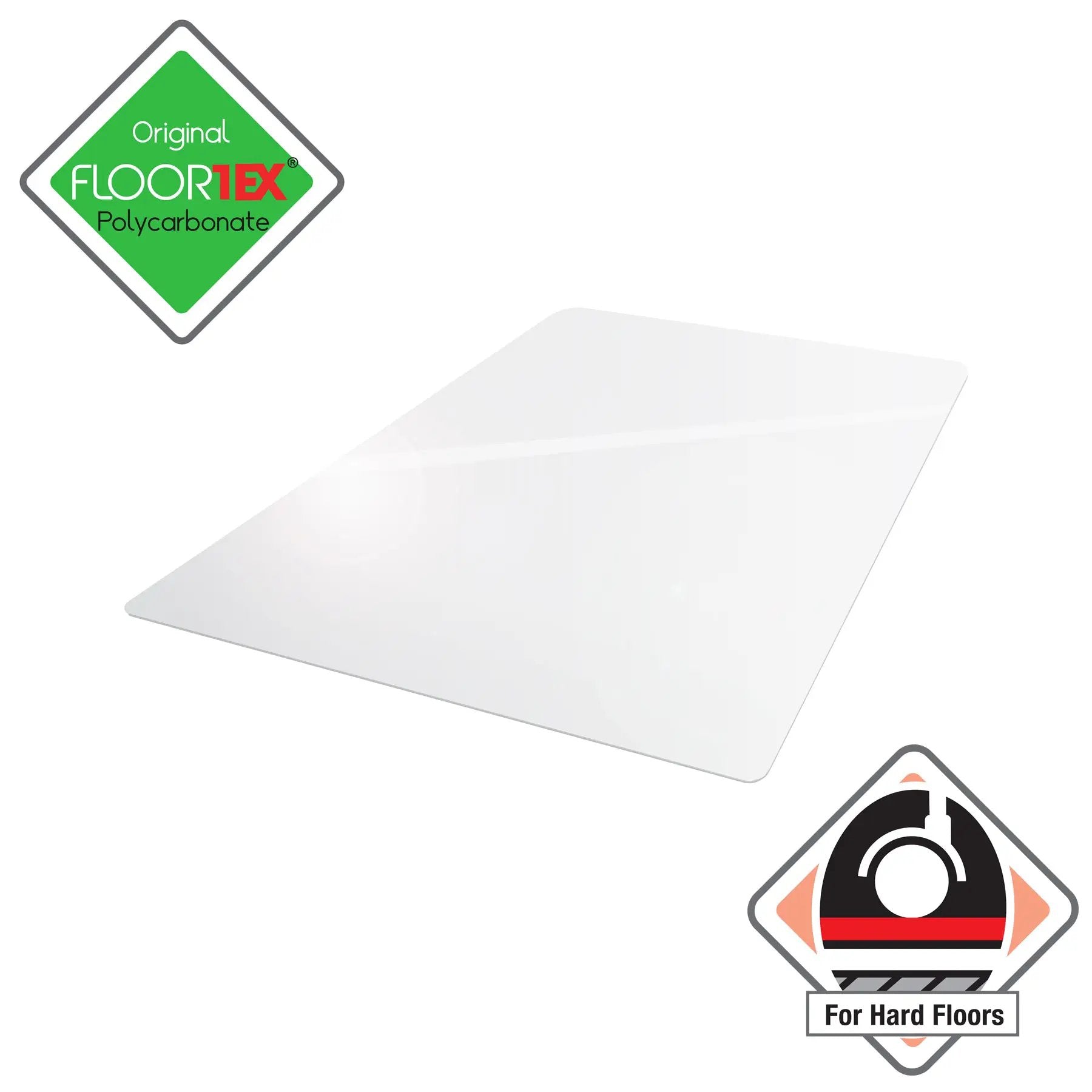Ultimat Pallet:Ultimat® Polycarbonate Rectangular Chair Mat for Hard Floor - Office Mats