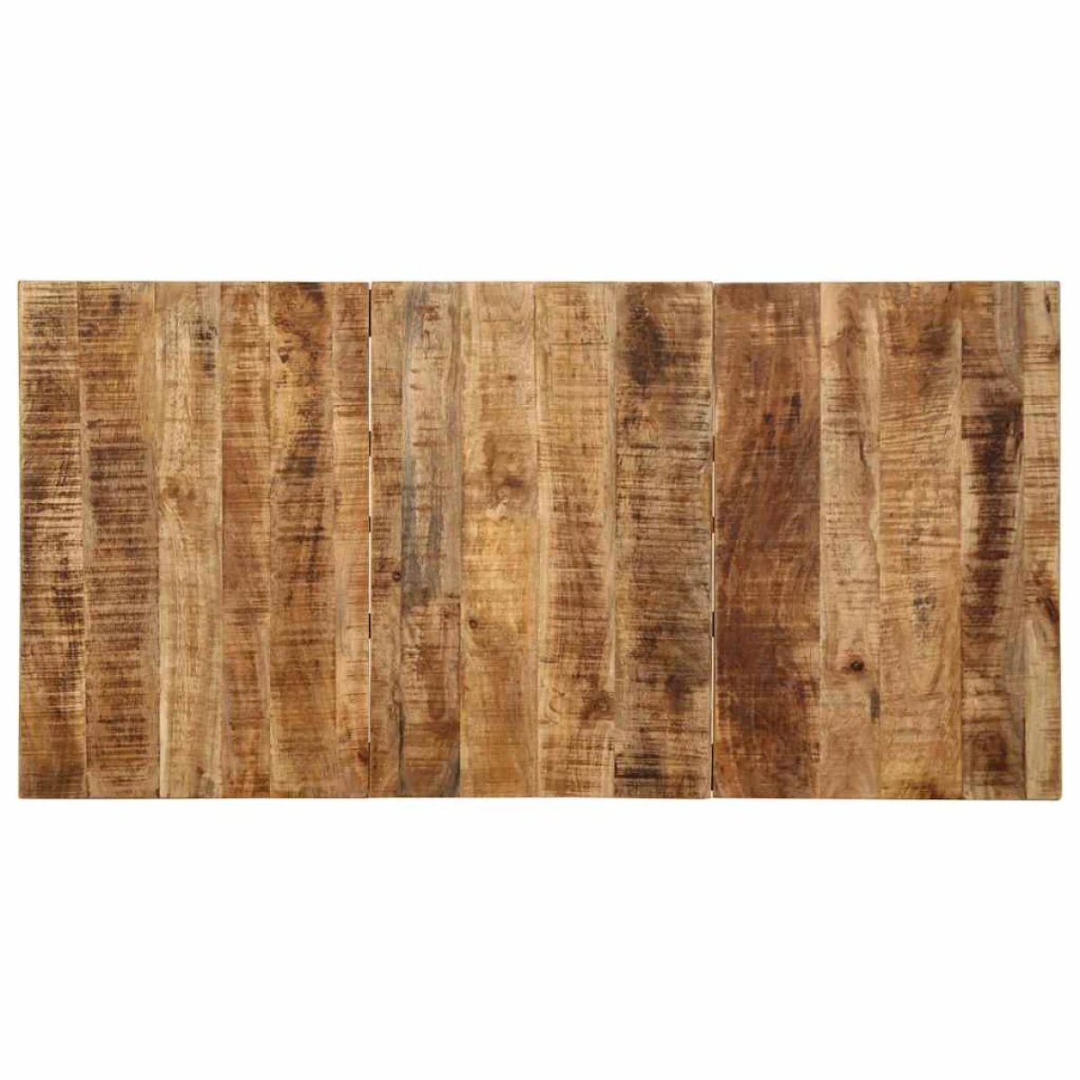 vidaXL VidaXL Dining Table 140 x 70 x 75 cm Solid Mango Wood With Rough Finish For Family Dining - Dining Table