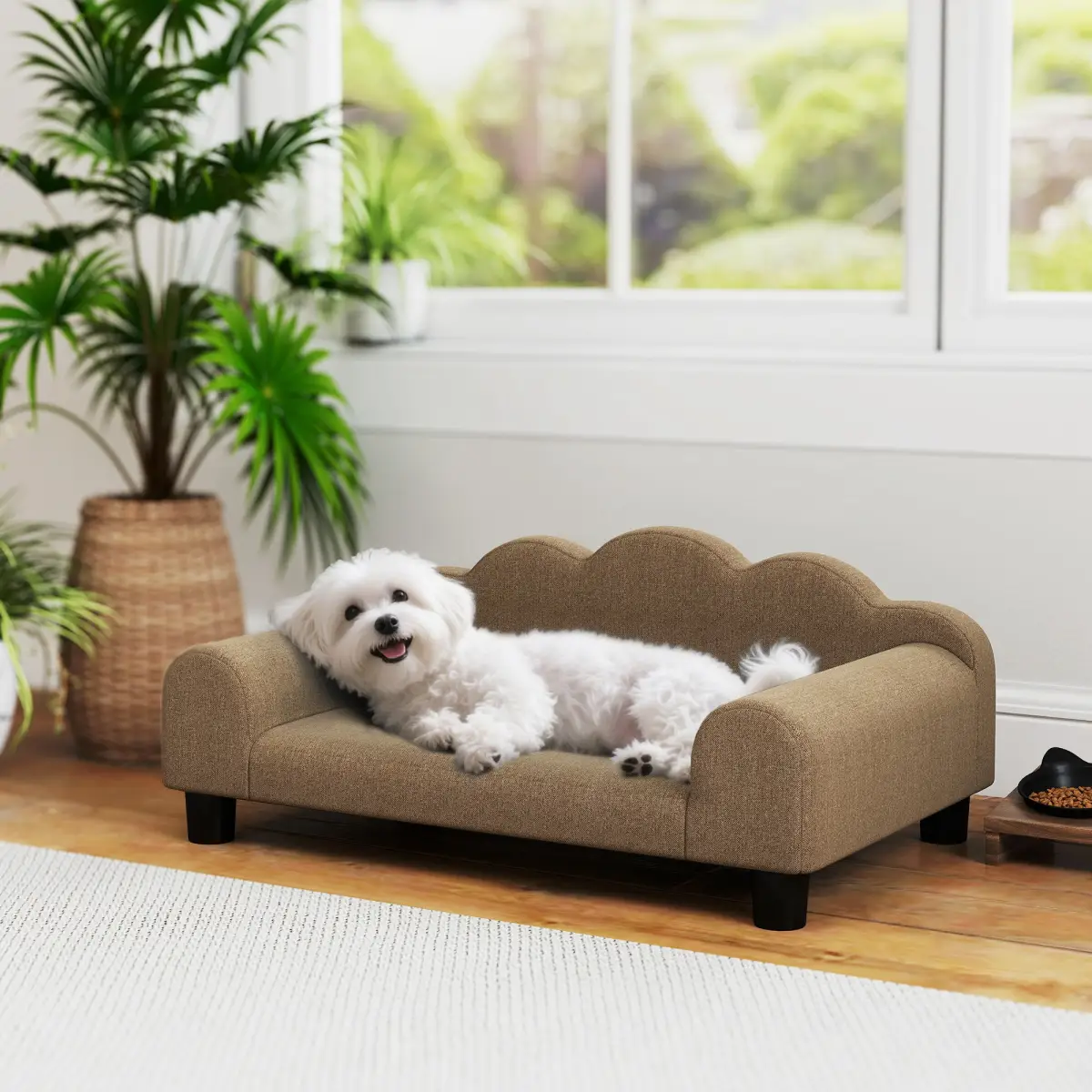 PawHut PawHut Dog Sofa Bed, Cat Sofa with Backrest, Armrest, for Small Dogs - Dog Beds