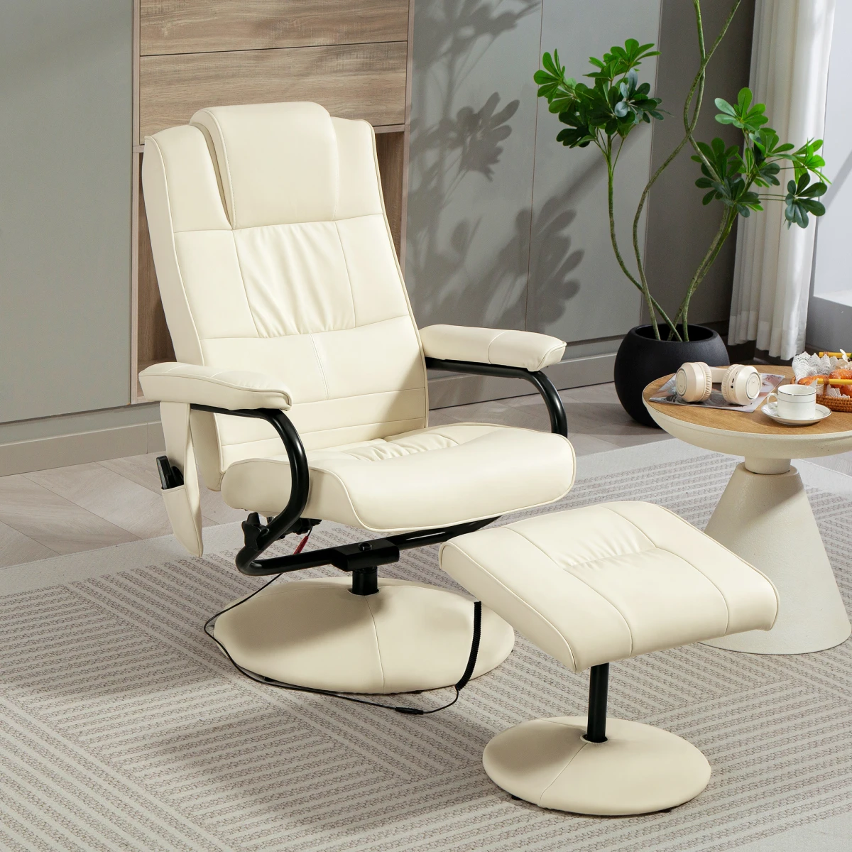 HOMCOM Massage Recliner Chair 10 Point Vibration Home Use by HOMCOM