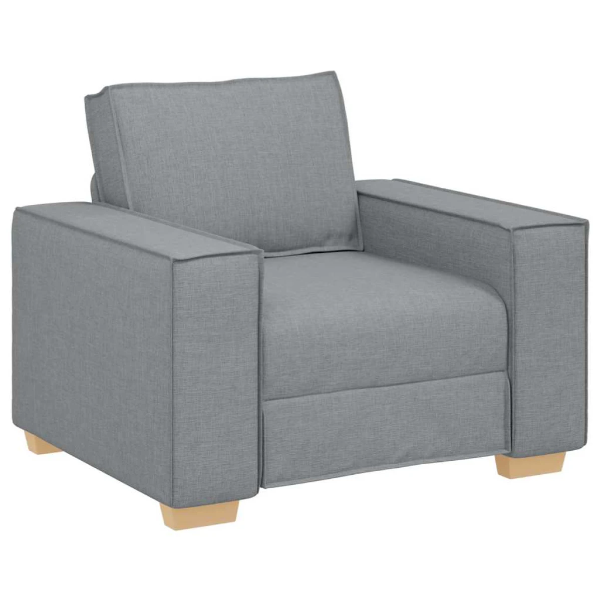 VidaXL Sofa Set 220x78x84 cm Three Piece Soft Cushions Home by vidaXL