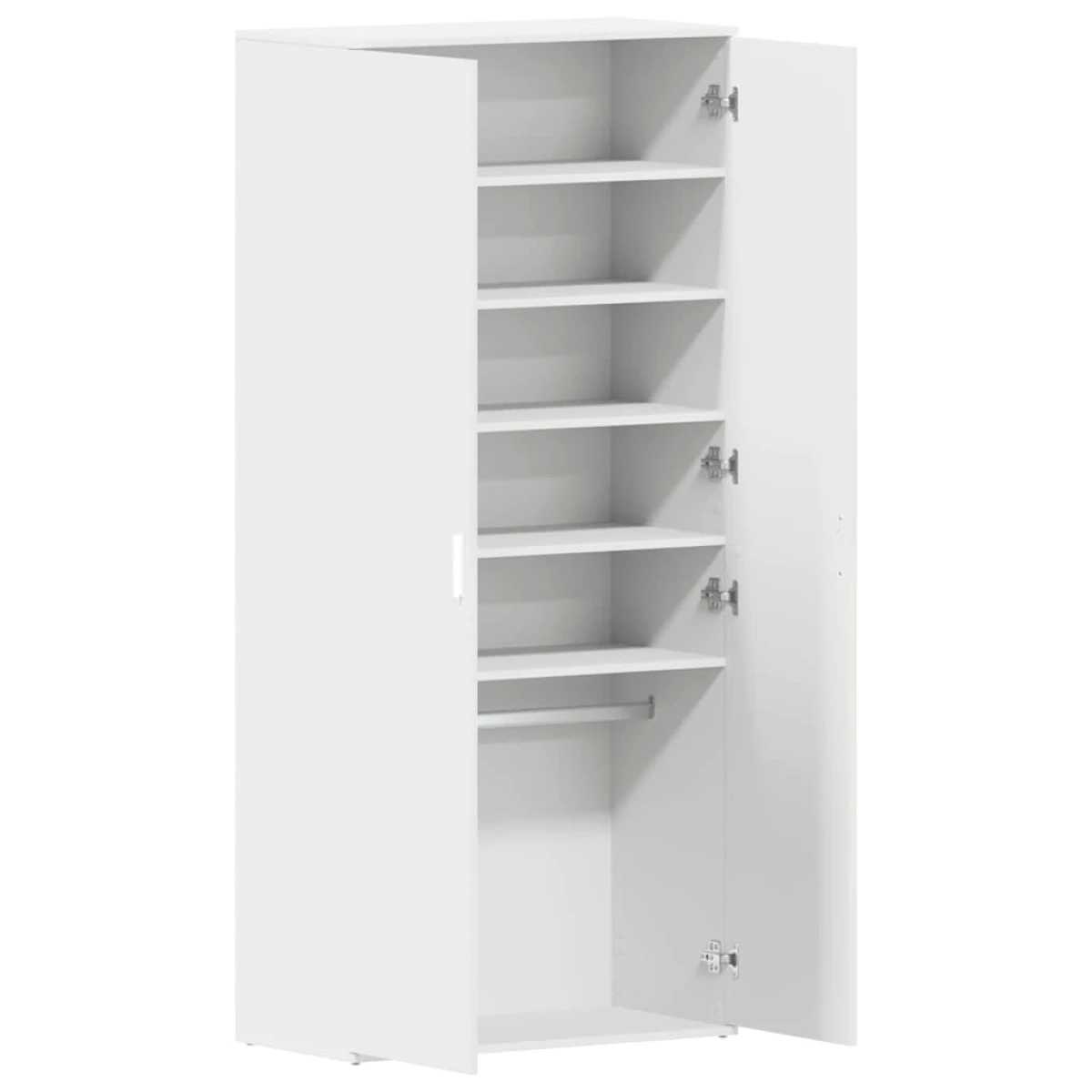 vidaXL VidaXL Shoe Cabinet 80 x 39 x 180 cm Engineered Wood With Door For Entryway Organization - Shoe Storage