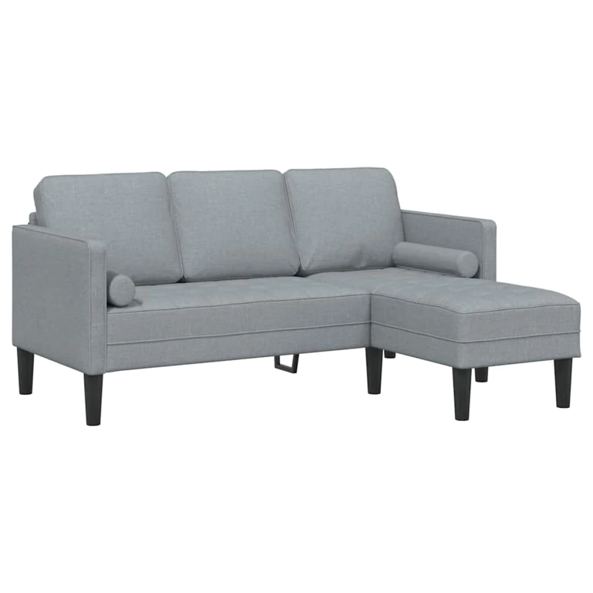 vidaXL VidaXL Sofa Set 173x131x67 cm Soft Touch Grey Living Room - Sofa