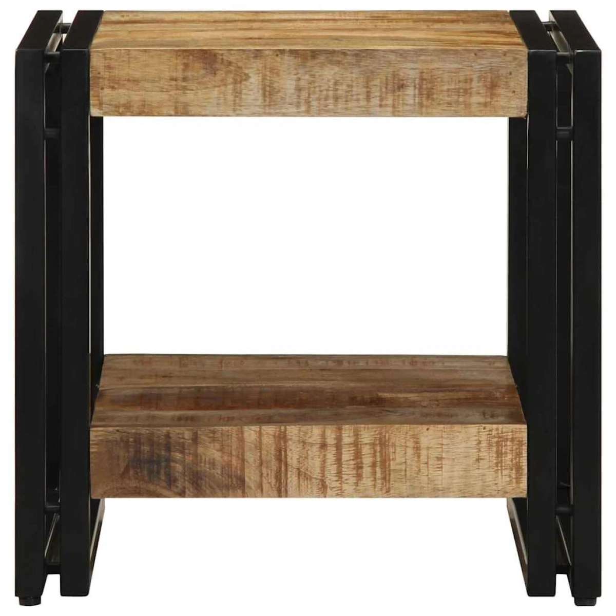 VidaXL Coffee Table 40x40x38 cm Mango Wood Rustic Living by vidaXL