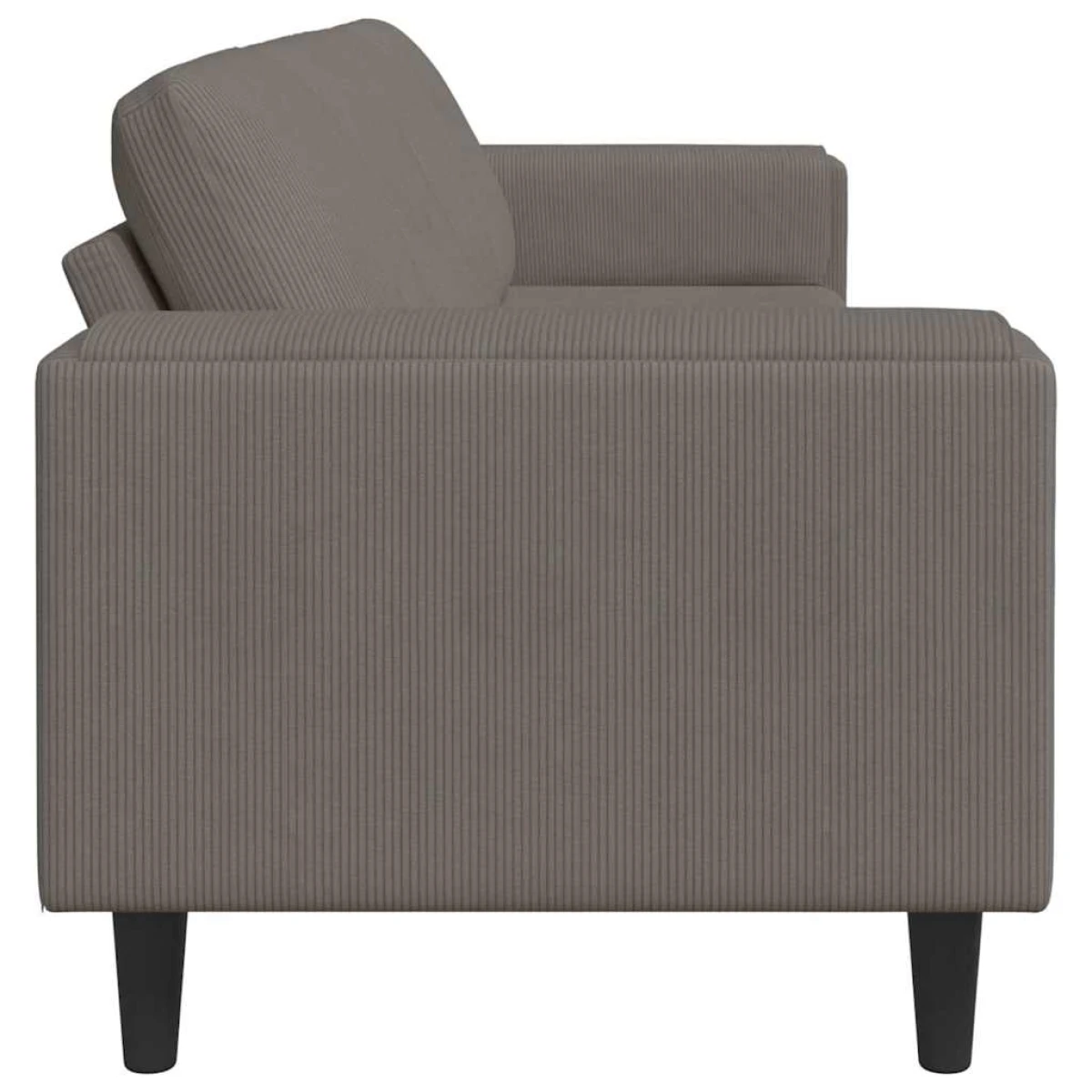 vidaXL Premium Corduroy Sofa 208 Cm With Cushions Living Room - Sofa